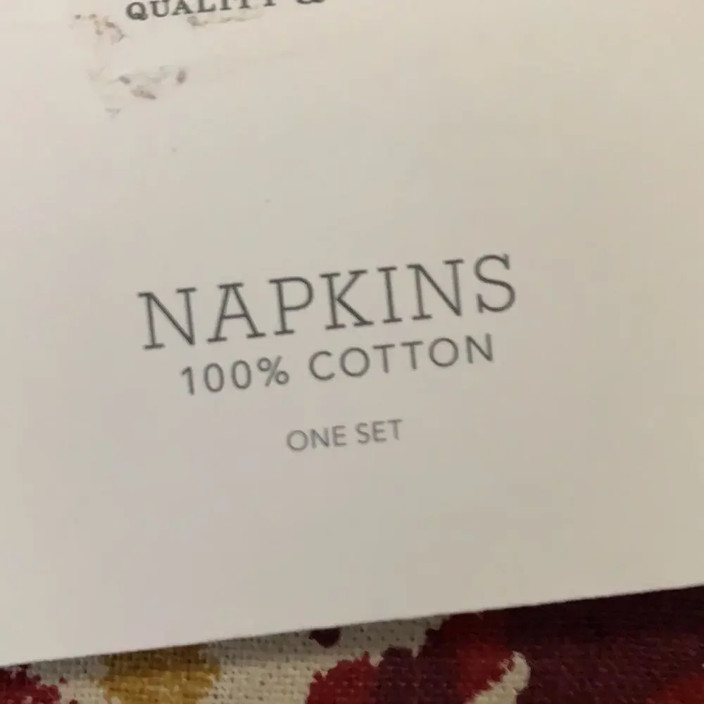 NWT THRESHOLD‎ AUTUMN NAPKINS BUNDLE 4 SIZE…